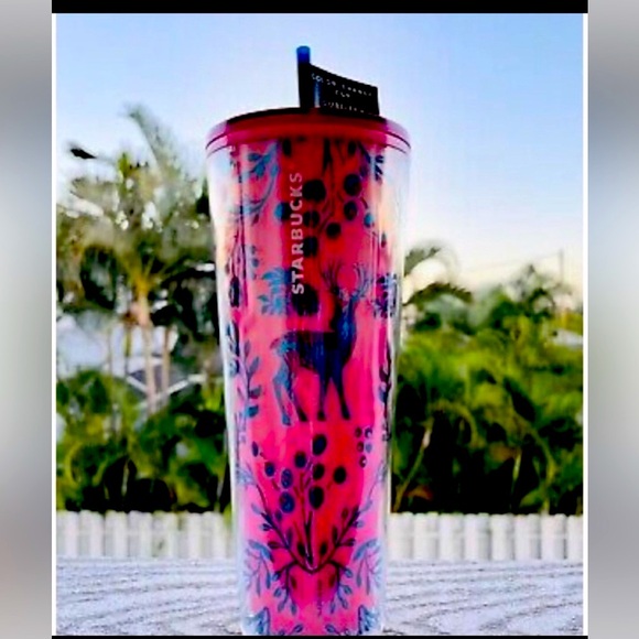 Starbucks Color Change Cup Green Enchanted Forest Tumbler Iridescent Venti NWT - Picture 4 of 11